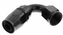 Redhorse Performance -10AN 120 Degree Female Aluminum Hose End - Black - 1120-10-2