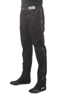 RaceQuip Single Layer Fire Suit Pants - Black - 5XL - 112000