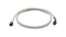 Vibrant Pre-Assembled PTFE Hose Assembly, AN Hose Size: -3AN, Hose Length: 36", Hose End Style: Straight / 90 Degrees - 10274