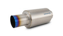 Vibrant Muffler with Straight Cut Burnt Tip, 4.00" Inlet - 17566