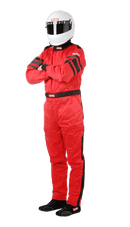 RaceQuip One Piece Multi Layer Fire Suit - Red - Medium - 120013