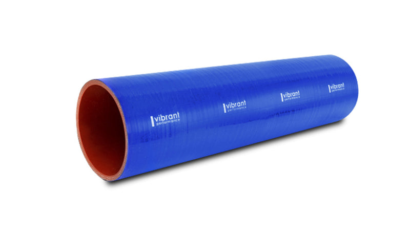 Vibrant Straight Silicone Hose, 1.75" I.D. x 12.00" long - Blue  - 27051B