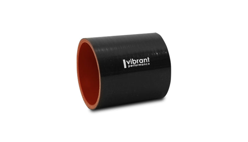 Vibrant Straight Silicone Hose, 1.00" I.D. x 3.00" long - Black  - 2700