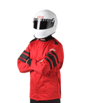 RaceQuip Multi Layer Fire Suit Jacket - Red - 2XL - 121017