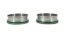 Vibrant HD Clamp Stainless Weld Ferrules with O-Rings for 3.50" O.D. Tubing  - 12557