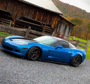 VMS Wheels Star 18x5 5x120 -25.4 Offset Polished Lip Black Milling Finish - VWST030