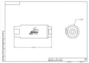 Aeromotive Replacement Element, 40 Micron Fabric, for 12303/12353 Filter Assembly and all 1-1/4" OD Filter Housings - 12603