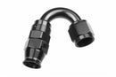 Redhorse Performance -8AN 150 Degree PTFE Reusable Hose End - Black - 1250-08-2