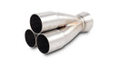 Vibrant Stainless Steel 3-1 Merge Collector, 1.75" Inlet I.D.; Merge O.D. - 2.00"; Outlet O.D. - 2.50" - 10334