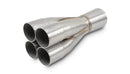 Vibrant Stainless Steel 4-1 Merge Collector, 1.875" Inlet I.D.; Merge O.D. - 2.50"; Outlet O.D. - 3.00" - 10305