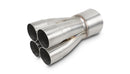 Vibrant Stainless Steel 4-1 Merge Collector, 2.25" Inlet I.D.; Merge O.D. - 4.00"; Outlet O.D. 4.50" - 10317