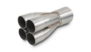 Vibrant Stainless Steel 4-1 Merge Collector, 1.875" Inlet I.D.; Merge O.D. - 3.00"; Outlet O.D. - 3.50" - 10306