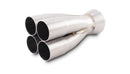 Vibrant Stainless Steel 4-1 Merge Collector, 1.625" Inlet I.D.; Merge O.D. - 2.25"; Outlet O.D. - 3.00" - 10304
