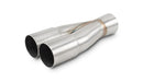 Vibrant Stainless Steel 2-1 Merge Collector, 1.625" Inlet I.D. x 2.00" Outlet O.D., 7.65" Overall Length - 10351