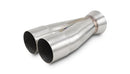 Vibrant Stainless Steel 2-1 Merge Collector, 2.25" Inlet I.D. x 3.00" Outlet O.D., 8.75" Overall Length - 10356