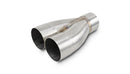 Vibrant Stainless Steel 2-1 Merge Collector, 3.00" Inlet I.D. x 3.00" Outlet O.D., 9.00" Overall Length - 10360