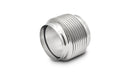 Vibrant Bellows Assembly with Solid Liner, 4.00" I.D. x 4" long - Electro Polished  - 68944