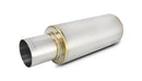 Vibrant TPV Universal Muffler, 4" Round Straight Cut Tip (4" Inlet - 23" Long)  - 1091