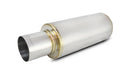 Vibrant TPV Universal Muffler, 4" Round Straight Cut Tip (2.5" Inlet - 23" Long)  - 1057