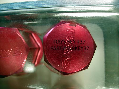 Rays Engineering Replacement Lug Nut Lock Key