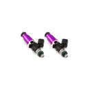 Injector Dynamics 1050cc Injectors - All Mazda RX-7 - 14mm (Purple) Adaptor Top. -204 / 14mm Lower O-Rings (Set of 2) - 1050.11.06.60.14.2