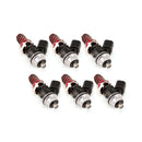 Injector Dynamics 1300cc Injectors - 03-07 Accord V6, 01-03 CL/TL - 48mm Length - 11mm Gold Top (Set of 6) - 1300.48.11.F20.6