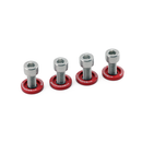 Hybrid Racing M8X1.25 Accessory Hardware Kit Red - HYB-DWH-00-04