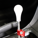 Hybrid Racing 130R Delrin Shift Knob White M12x1.25 - HYB-NOB-03-09