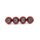 Hybrid Racing M8X1.25 Accessory Hardware Kit Red - HYB-DWH-00-04