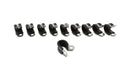Vibrant Stainless Steel Cushion P-Clamp for 0.50" O.D. hose - Pack of 10  - 17192