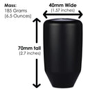 Acuity Instruments ESCO-T6 Shift Knob (6-Speed) - Satin Black - M10x1.5 Honda - 1886-T6B
