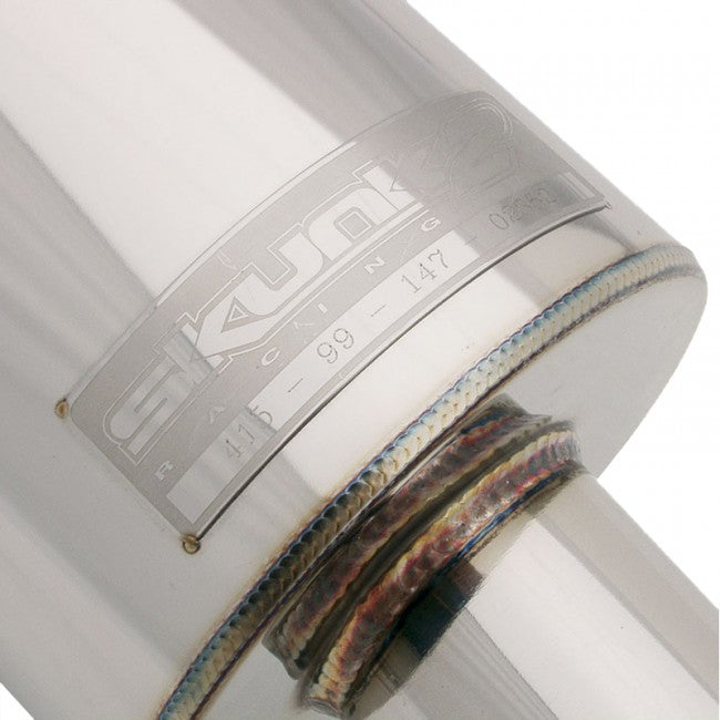 Skunk2 Mega Power 60mm Cat-Back Exhaust - 1992-1997 Honda Del Sol S/Si/VTEC - 413-05-2010