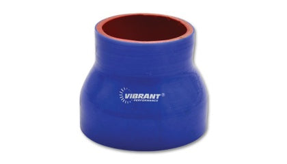 Vibrant Straight Reducer Silicone Hose, 1.75" I.D. x 2.00" I.D. x 3.00" long - Blue  - 2767B