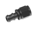 Redhorse Performance -16AN Straight Push Lock Hose End - Black - 2000-16-2