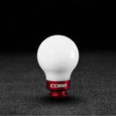 Cobb Tuning  Subaru 5spd Shift Knob - White w/ Race Red - 211350-W-RD