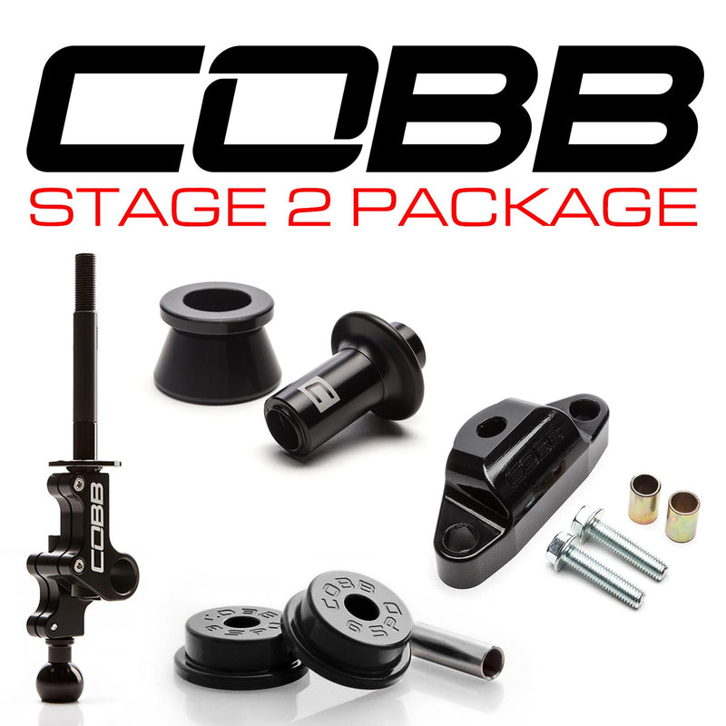 Cobb Tuning  Subaru STI 6MT Stage 2 Drivetrain Package (Black) - 215X02