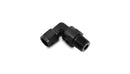 Vibrant -12AN Female to 1/2"NPT Male Swivel 90 Degree Adapter Fitting - 11391