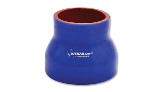 Vibrant Straight Reducer Silicone Hose, 2.25" I.D. x 2.75" I.D. x 3.00" long - Blue  - 2769B