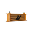 Mishimoto Universal 13-Row Oil Cooler, Gold - MMOC-13GD