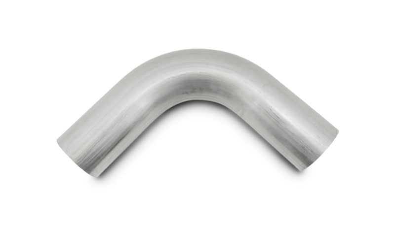 Vibrant 90 Degree Stainless Steel Mandrel Bend Piping, 2.25" O.D. x 3.375" CLR - 16 Gauge Wall Thickness  - 13886