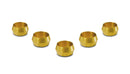 Vibrant Pack of 2, Brass Olive Inserts; Size 5/8" - 16469