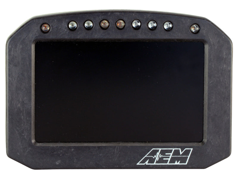 AEM CD-5LG Carbon Logging Flush Digital Dash Display w/ Internal 20Hz GPS & Antenna - 30-5603F