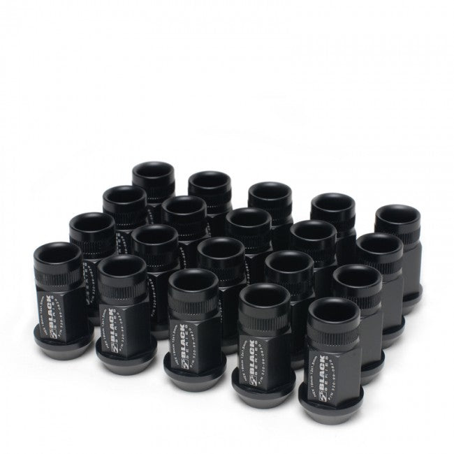 Skunk2 Forged Lug Nut 12x1.5 Black Anodized (Set of 16) - 520-99-0855