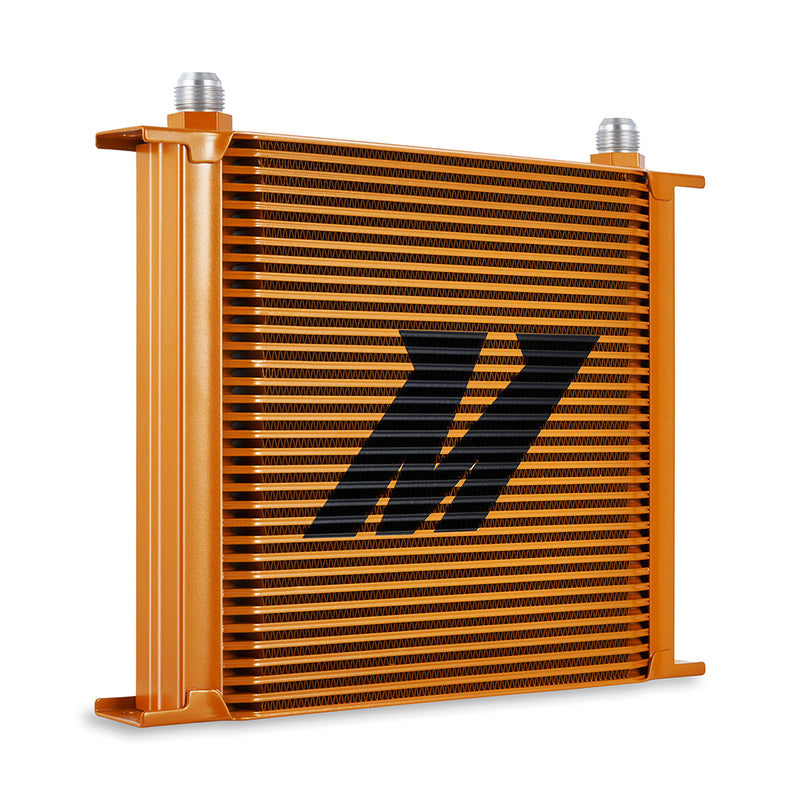 Mishimoto Universal 34-Row Oil Cooler, Gold - MMOC-34GD
