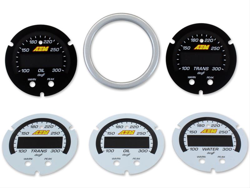 AEM X-Series Temperature Gauge 100~300F / 40~150C Accessory Kit - 30-0302-ACC