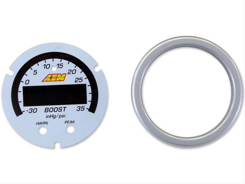 AEM X-Series Boost Pressure Gauge -30inHg~35PSI / -1~2.5Bar Accessory Kit - 30-0306-ACC