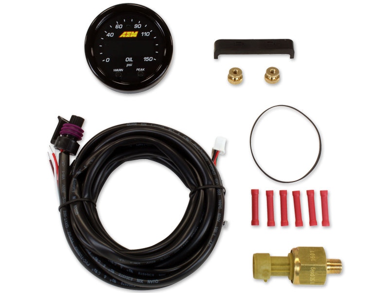 AEM X-Series 0-150 PSI Oil Pressure Display Gauge - 30-0307