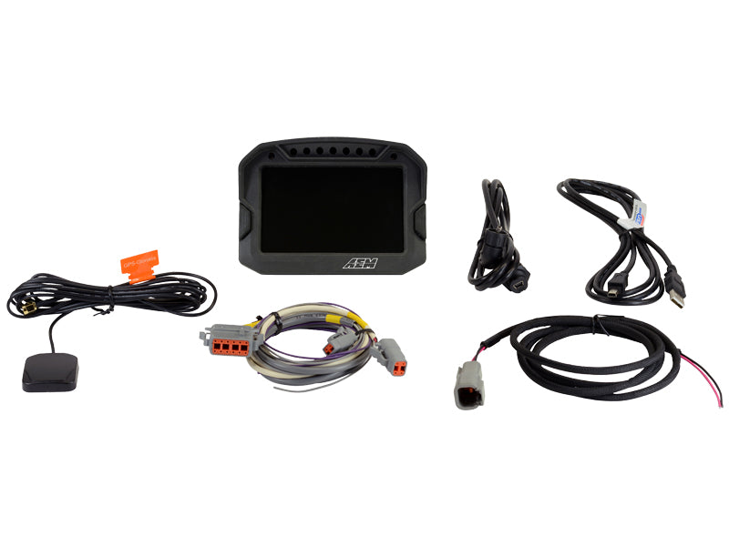 AEM  CD-5LG Carbon Logging Display with Internal GPS - 30-5603