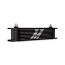 Mishimoto Universal 10-Row Oil Cooler, -8AN, Black - MMOC-10-8BK
