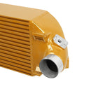 Mishimoto Ford Focus ST Intercooler Kit, 2013-2018, Gold Cooler, Black Pipes - MMINT-FOST-13KBGD